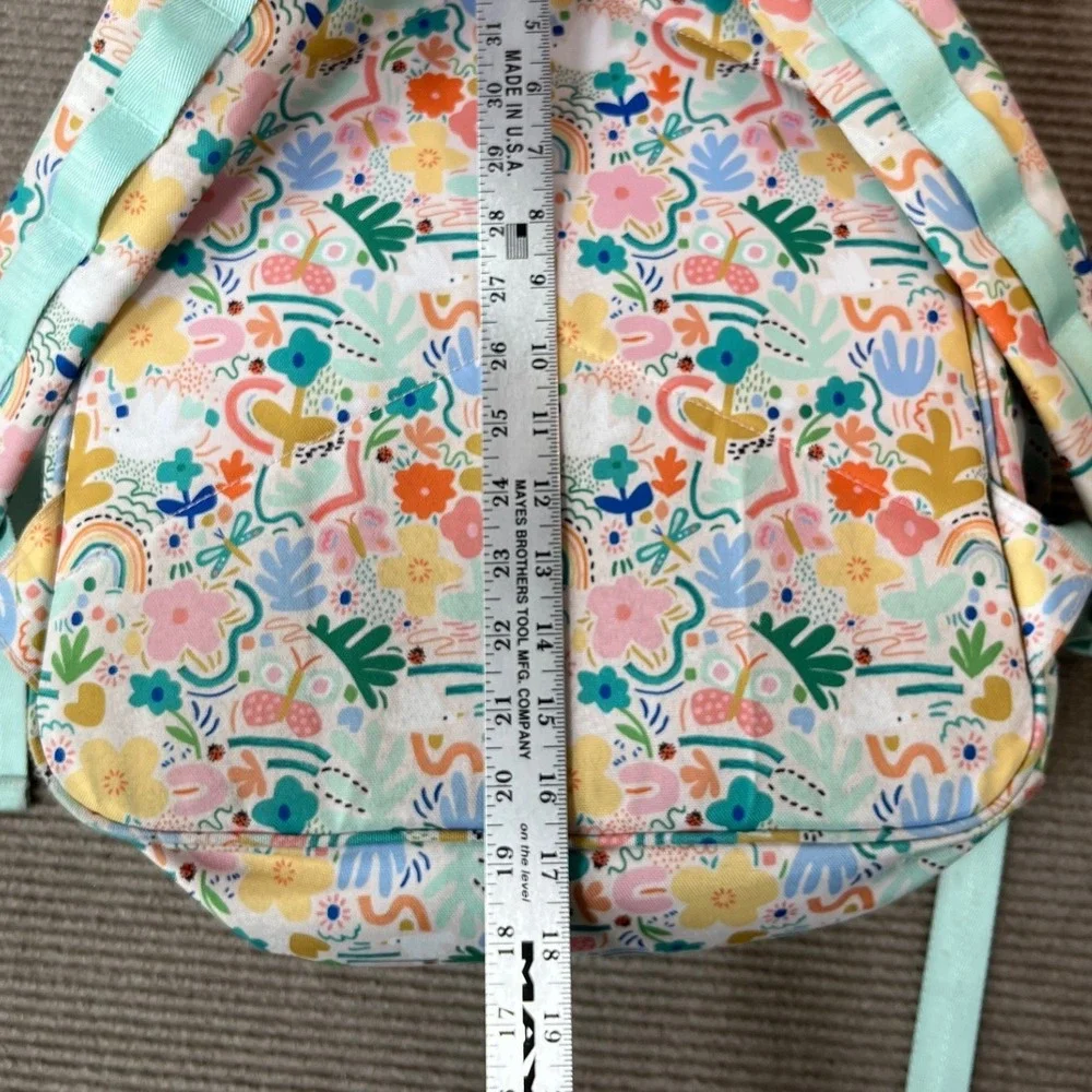 Crate & Kids Floral Rainbow Backpack and Lunch Box Set Embroidered 'Finley'